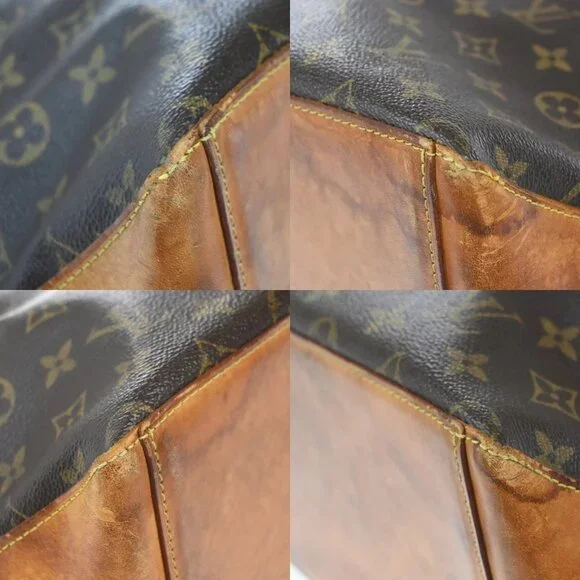 LOUIS VUITTON Cabas Mezzo Shoulder Bag Monogram Leather Brown M51151 34EG306 - Picture 12 of 16